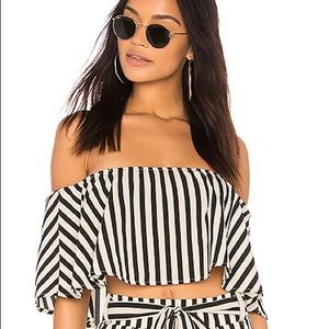 Amuse Society Total Flirt Crop Top